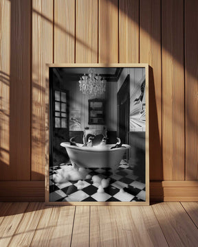Penguin Spa Day Poster