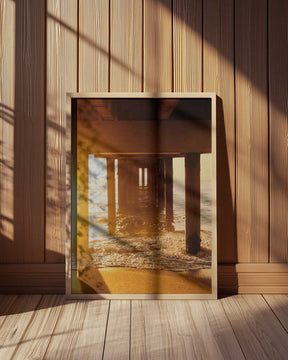 Golden Pier Pathway Poster