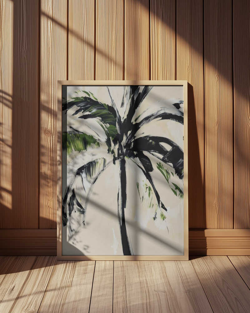 Abstract Palm Tree Poster