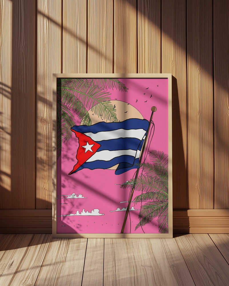 The Cuban Flag Poster
