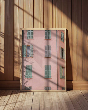 Pink Building Poster