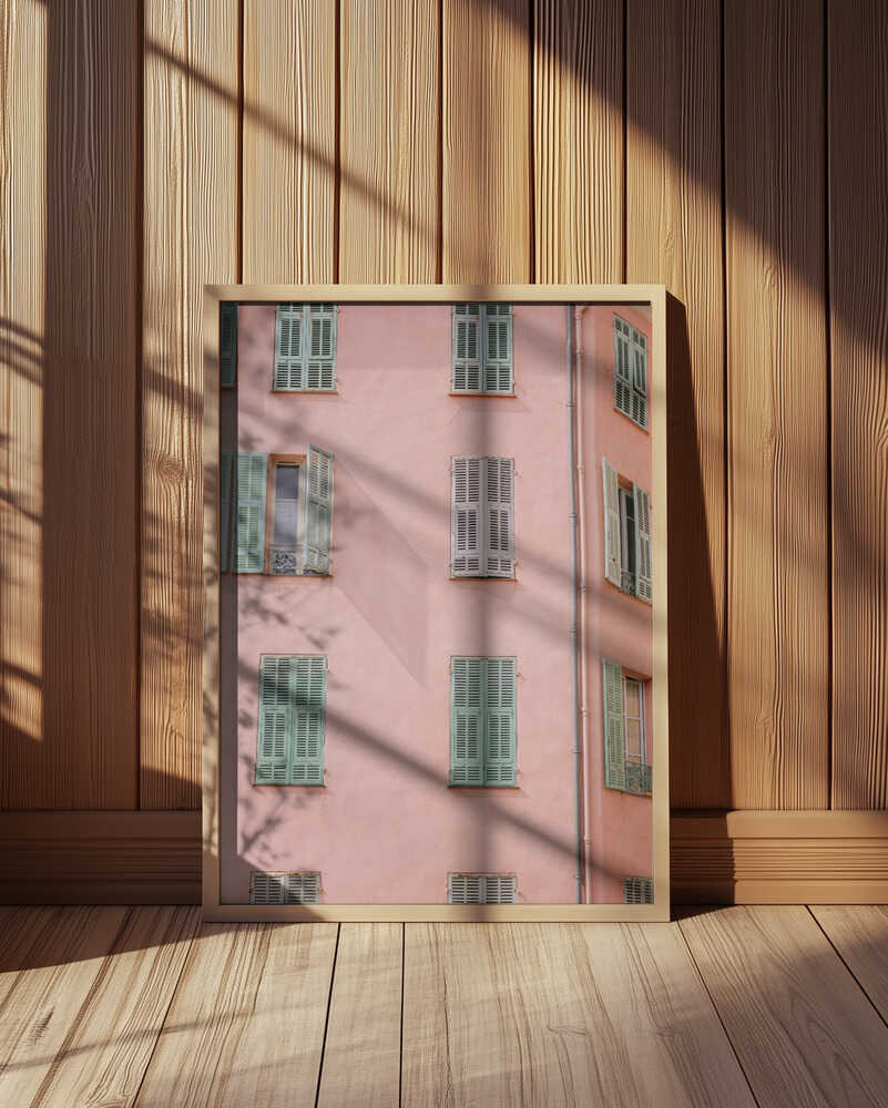 Pink Building Poster