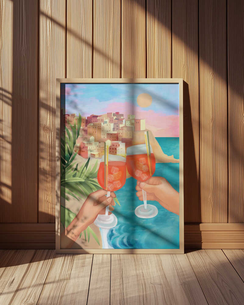 Aperol Sunset Poster