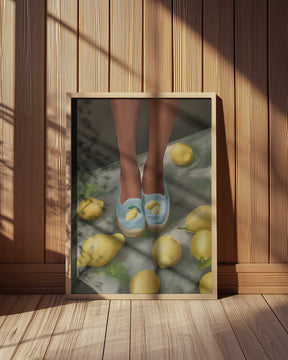 Lemon Steps Poster