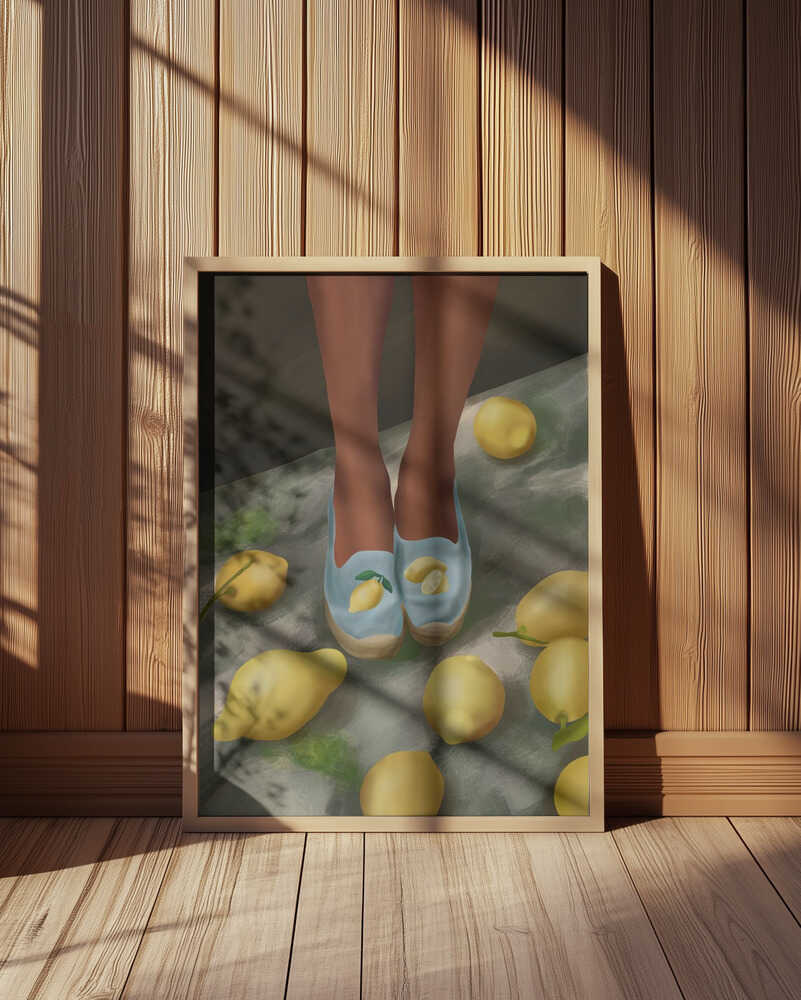 Lemon Steps Poster