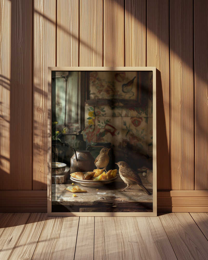 Golden Crumb Delight Poster