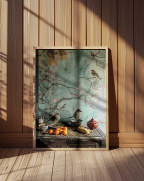 Blossoms and Birds Poster