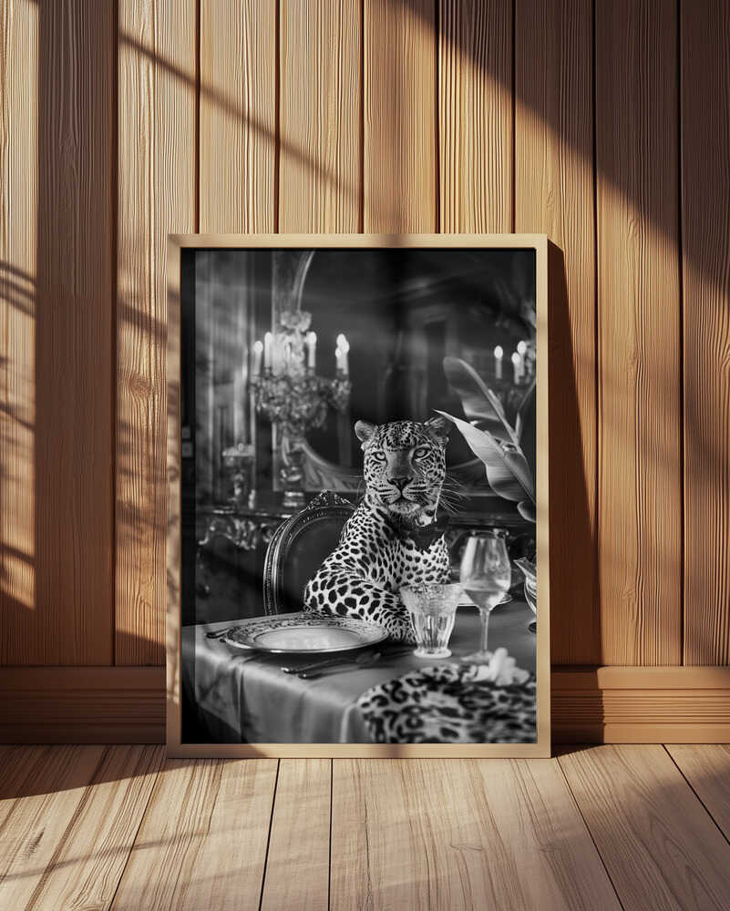 Leopard’s Luxurious Feast Poster