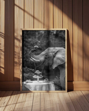 Elephant’s Afternoon Tea Poster