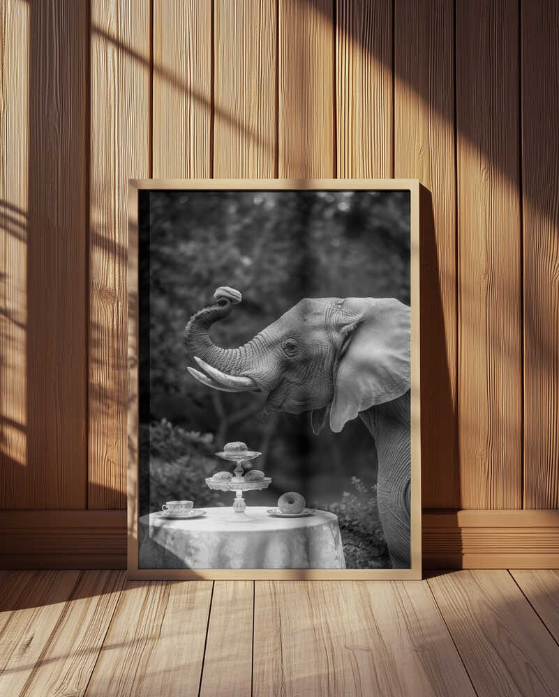 Elephant’s Afternoon Tea Poster