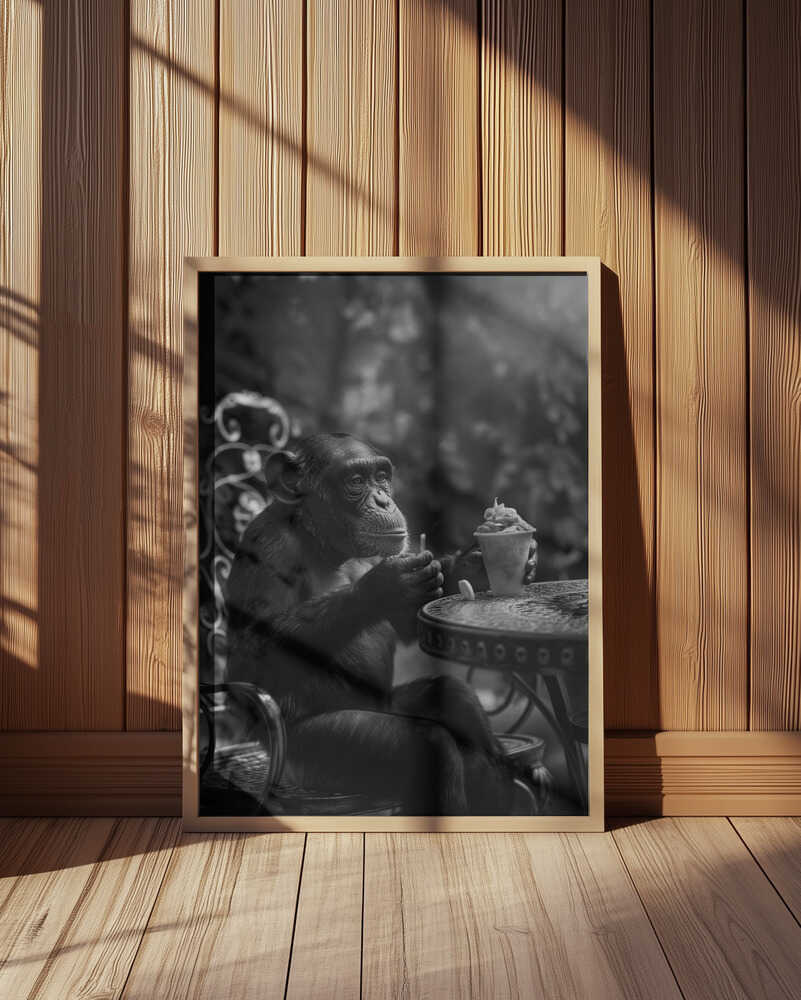 Chimp’s Ice Cream Break Poster