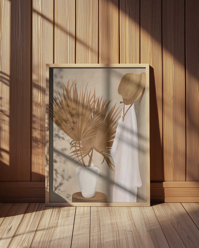 Palm Leaf Decoration Poster