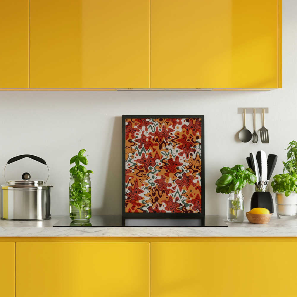 Vibrant Chaos Poster