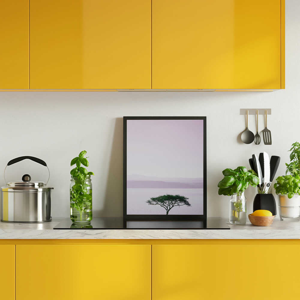 Tree By A Tranquil Lake Poster