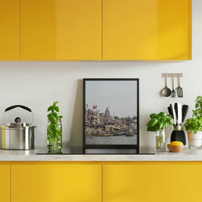 Ganges Riverside Scene Poster