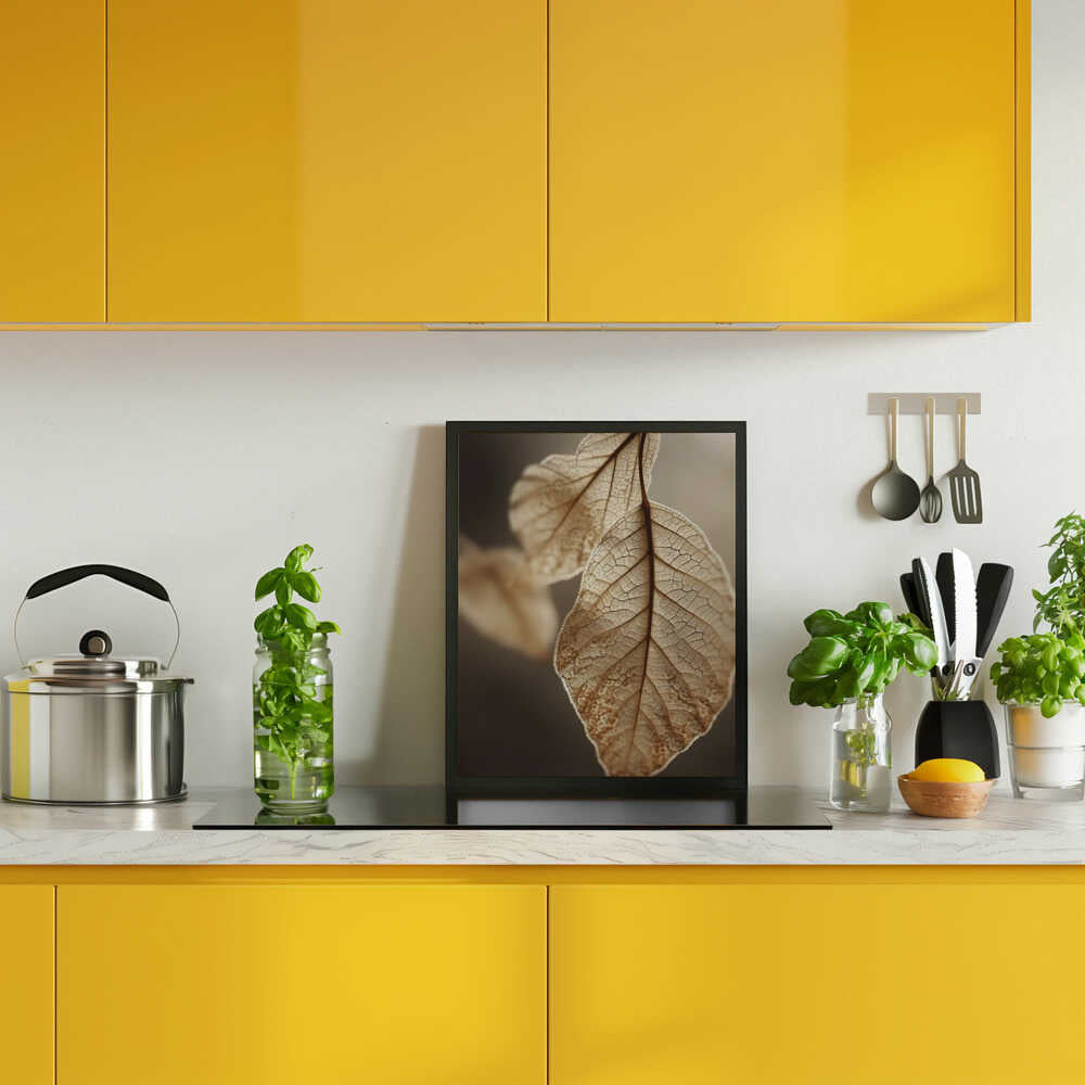 Ethereal Leaves Poster