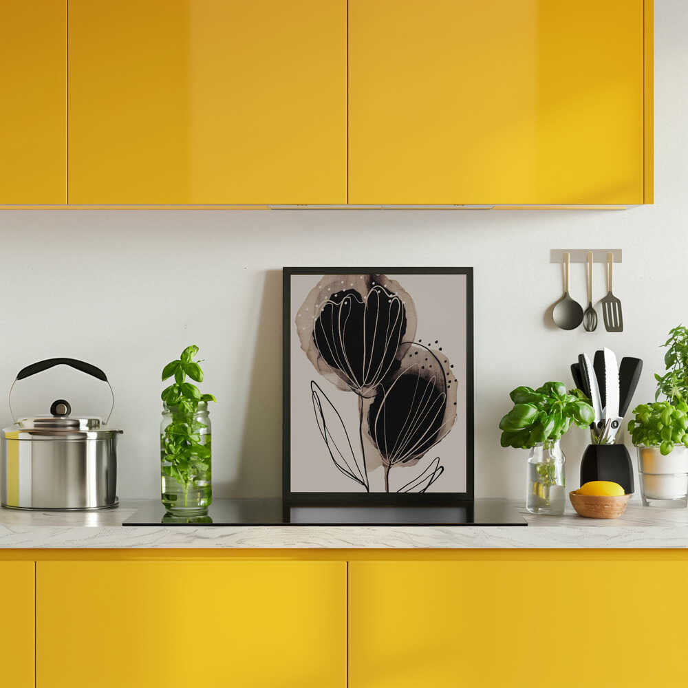 Ink Blossom Duo Poster