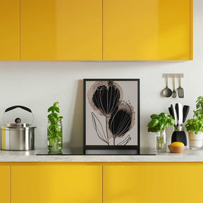 Ink Blossom Duo Poster