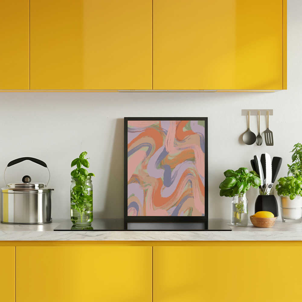 Swirling Hues Poster