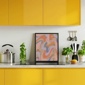 Swirling Hues Poster