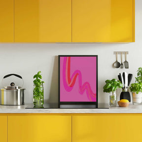 Neon Waves Poster