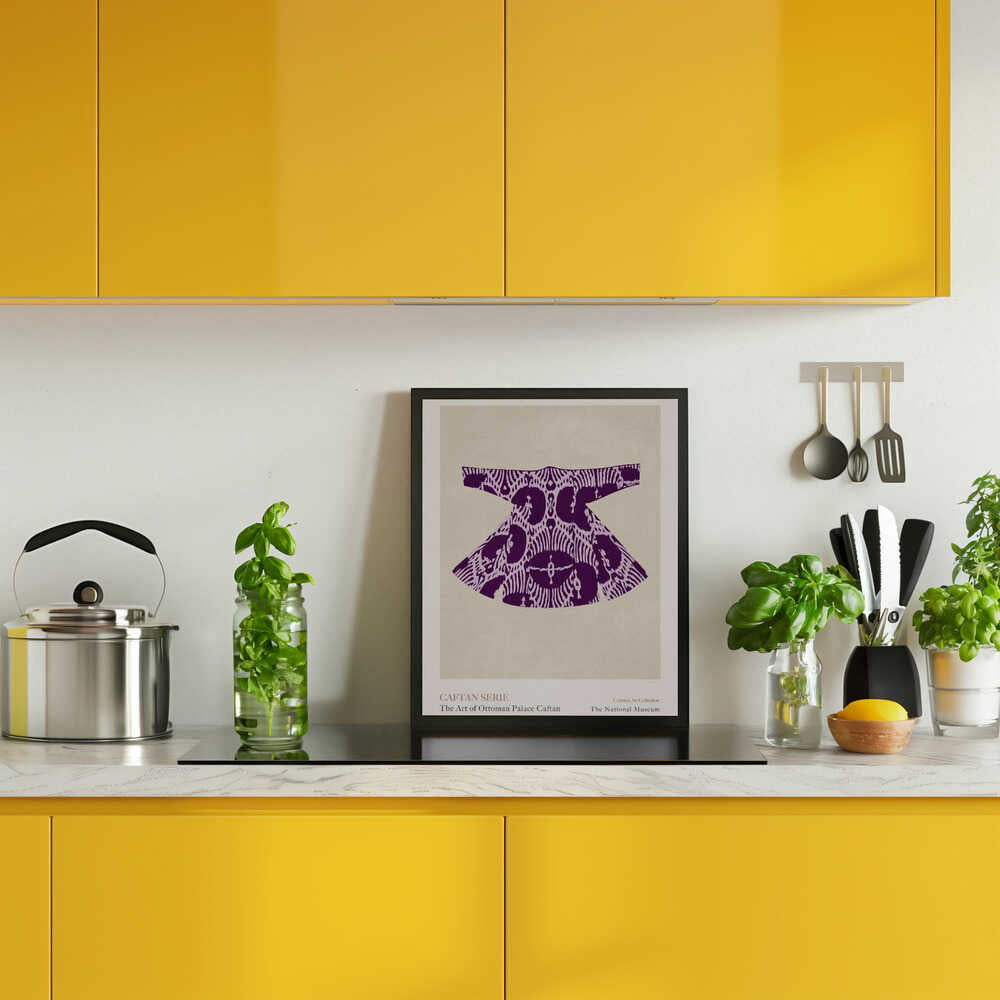 Purple Caftan Elegance Poster