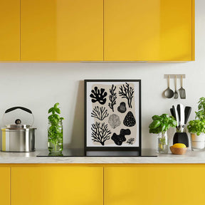 Ocean Shapes Poster