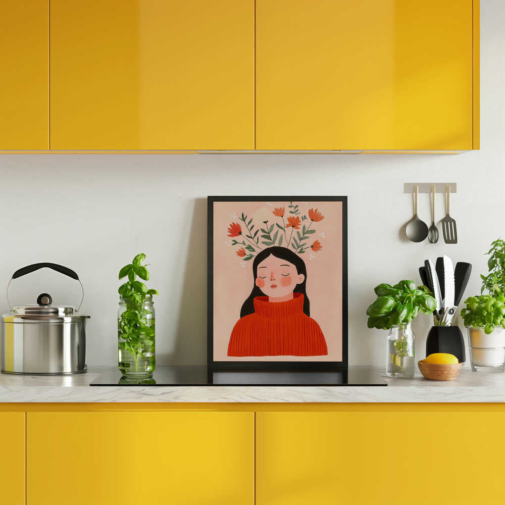 Floral Serenity Poster