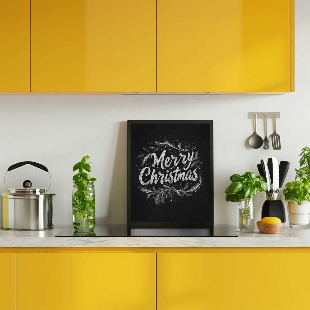 Holiday Chalk Wishes Poster