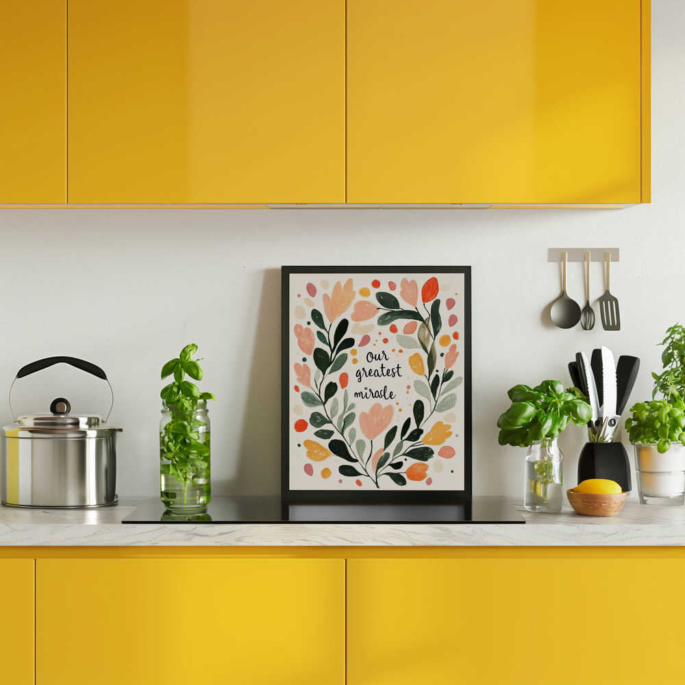 Floral Embrace Poster