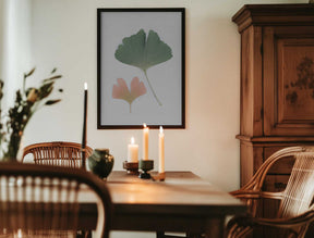 Pastel Ginkgo Poster