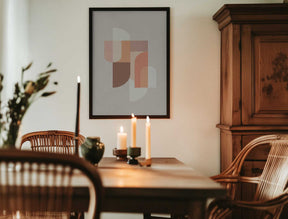 Retro Geometric III Poster