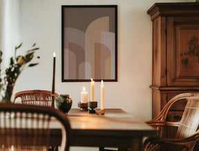 Retro Geometric II Poster