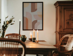 Retro Geometric Poster
