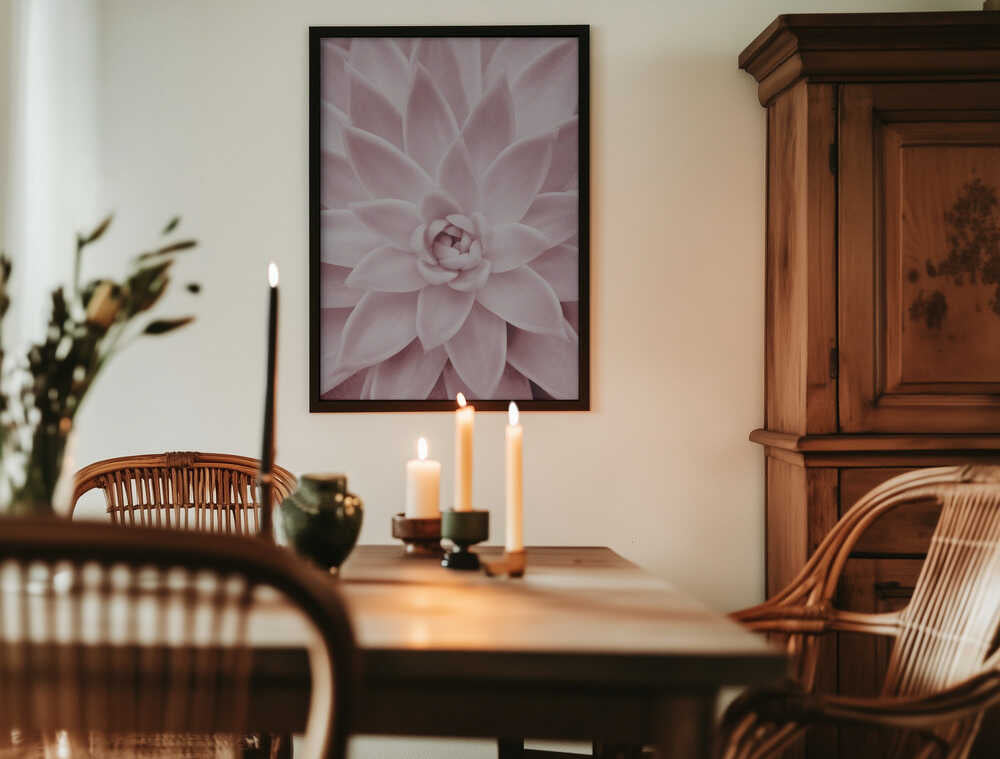 Pink Succulent Poster