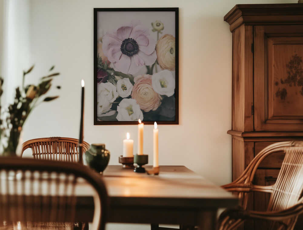 Pastel Bouquet Poster