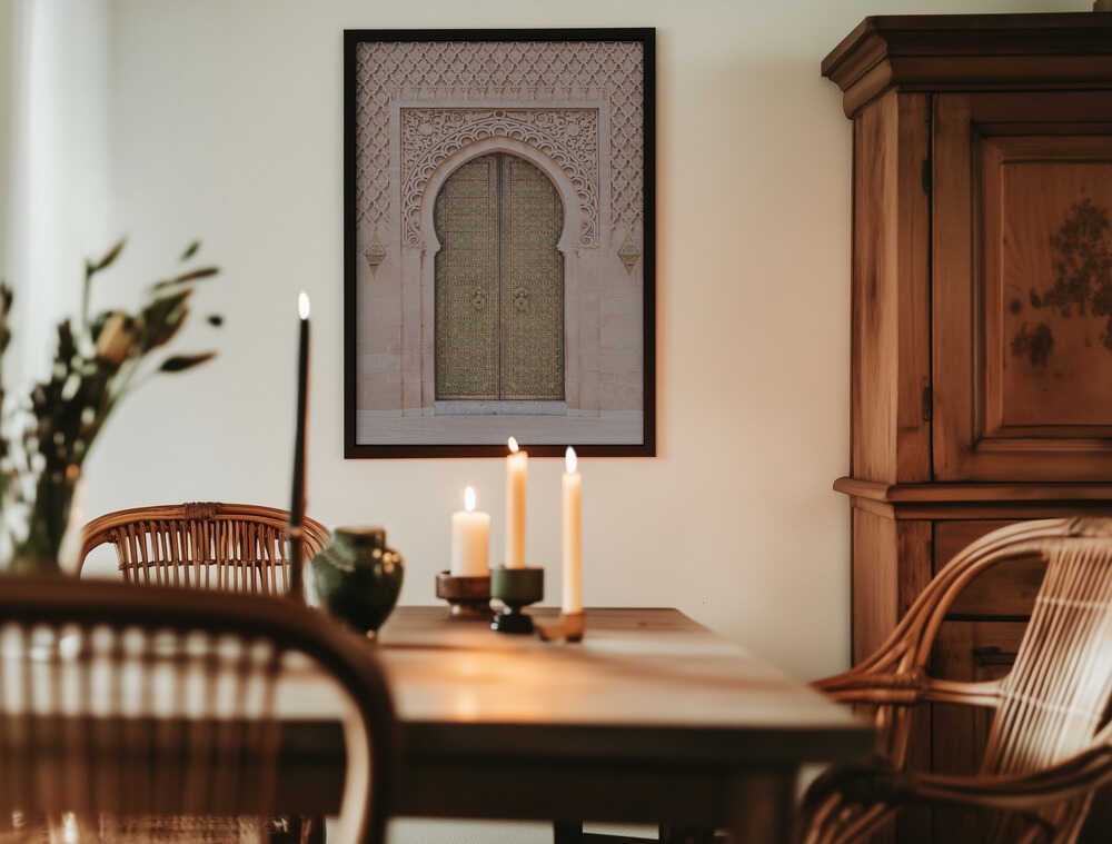 Boho Door Poster