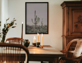 Pink Saguaro Poster