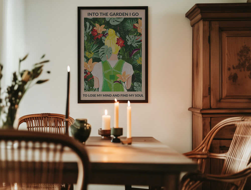 Into the Garden (blonde) Poster
