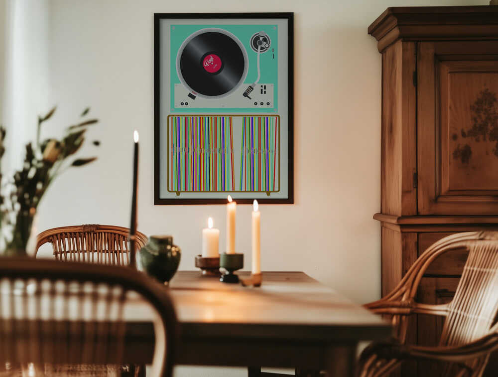 Vinyl Stack Poster
