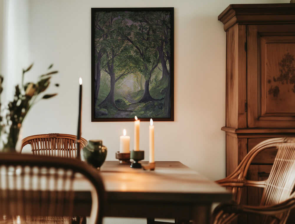 The forest path Poster
