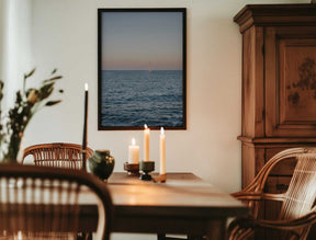 Amalfi Sunset Coast Sailing | Italy Travel Photography Poster