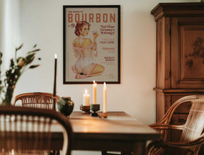 Babes of Bourbon Vol 9 Vintage Whiskey Pinup Poster