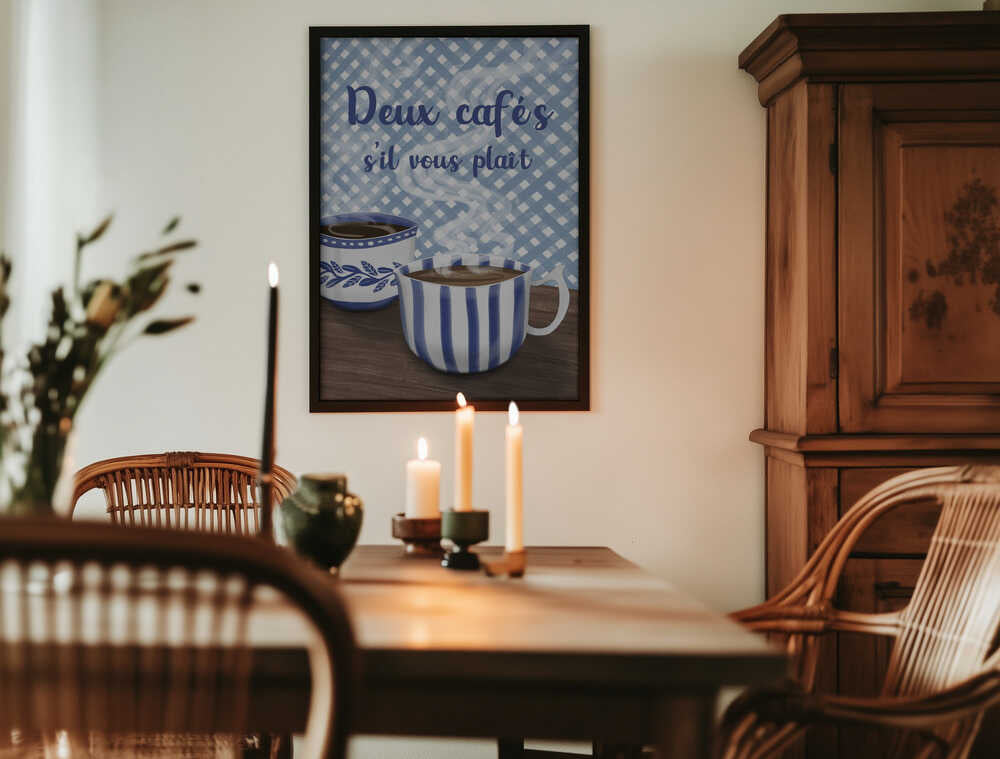 Two coffees please Poster