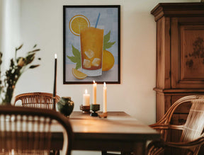 Orange drink Poster