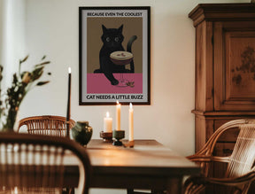 A4 Cat & Espresso 01.png Poster
