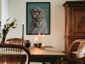 Luxury Lioness Poster