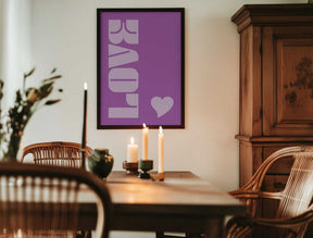 Purple Love Vibe Poster