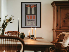 Vintage Matchbox Design Poster