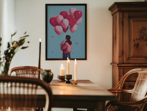 Love Balloons Flight Poster